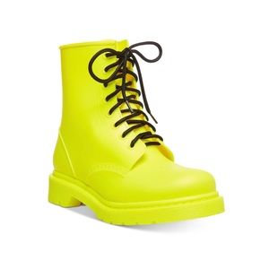 NIB Madden Girl Platform Lace Up Booties